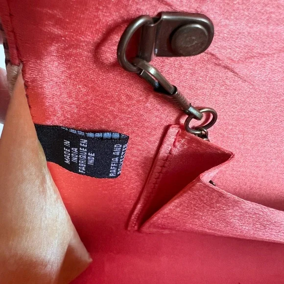 Anthropologie Garden Route Clutch Floral Raffia Embroidered Woven Purse Bag - Picture 9 of 12